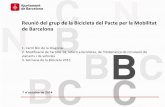 Presentació del PowerPoint · 2018-07-10 · Reunió del grup de la Bicicleta del Pacte per la Mobilitat de Barcelona 1. ... els patins i els pati- nets gaudiran de prioritat sobre