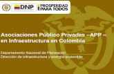 Asociaciones Público Privadas APP en Infraestructura en ... - APP en... · en Infraestructura en Colombia ... Indice Agregado de Calidad de la Infraestructura Calidad de la Infraestructura