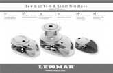 Lewmar V1-6 & Sport Windlass - West Marine · 6.4 V2-6 Deformaciones 24 6.5 Consejos de funcionamiento 25 7. Revisión 26 7.1 Prestación de servicios 26 7.2 V1-6 barboten - servicio/recambio