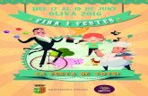 Del 17 al 19 de juny oliva 2016 - Oliva Turismo · DIVENDRES, 17 10.00 h Visita del TIO DE LA PORRA a les escoles d’Oliva per anun- ciar la Fira i Festes 2016. 18.00 h Espectacle