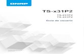 Guía de usuario de TS-x31P2 - QNAP · 2017-10-01 · c. Deslice la tapa de la carcasa hacia la derecha alineando el triángulo con el icono de desbloquear. d. Tire de la tapa de