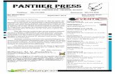 Panther Press · -Academias de PESD -Recursos del verano para las familias -Panel principal—Ayudando a su hijo a aprender en casa -Por determinar Almuerzos Comunitarios para los