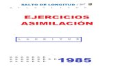 SALTO DE LONGITUD - ... SALTO DE LONGITUD EJERCICIOS ASIMILACIأ“N L L L L L 12 1985 L LIZ . EJ. DE ASIMILACION