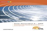 Solar Generation V – 2008 / Electricidad solar para más de mil … · 2008-09-01 · al desarrollo de la electricidad solar, ha promovido la implantación de marcos promocionales