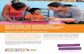 IGUALDAD DE DERECHOS, IGUALDAD DE OPORTUNIDADES: EDUCACIÓN Y … · 2014-05-02 · Oportunidades: Educación y Discapacidad pretende llamar ... nacionales monitorean los compromisos