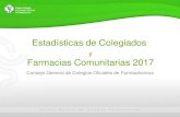 Estadísticas de Colegiados - MICOF Valencia · Estadísticas de Colegiados y Farmacias Comunitarias 2017 Consejo General de Colegios Oficiales de Farmacéuticos