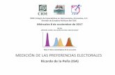 Presentación de PowerPoint · estimaciones de las encuestas previas a las elecciones de gobernador 2016-2017 segÚn lÍder y formato formato lÍder n g m5/2 m3* bipartidario titular