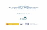 Sello CESyA de Subtitulado y Audiodescripción en los ...Sello CESyA de Subtitulado y Audiodescripción en los medios audiovisuales Reglamento de uso 5 / 51 Introducción 7 0 Aspectos