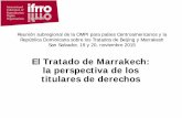 El Tratado de Marrakech: la perspectiva de los titulares de derechos · 2015-12-15 · El Tratado desde la perspectiva de los Titulares . El Tratado para facilitar el acceso a las