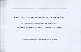 De AI-Andalus a Tetuán · 2016-02-12 · Titulo: De Al-Andalus a TetuánActas del Homenaje al profesor Mhammad M. Benaboud Autor: Mhammad Benaboud Pintura Portada: MARIANO BERTUCHI