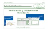 Verificación y Validación de Métodos V3 - Quik€¦ · 1/ 12 Verificación y Validación de Métodos V3 Diplomado Virtual Asincrónico Contáctenos: 57 1 2229151 -318 2711649 e-mail: