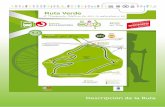 Ruta Verde - Consorcio de Transportes de Madrid · derecha y seguimos las indicaciones del circuito de bicis que discurre paralelo a la valla de perímetro del parque. Carretera de
