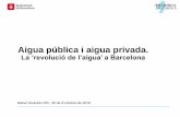 La ‘revolució de l’aigua’ a Barcelona · La SGAB integra la xarxa de l’Empresa Concessionària d’Aigües Subterrànies del Riu Llobregat. El 1911, la captació d’aigua
