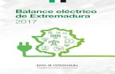 Balance eléctrico de Extremaduraindustriaextremadura.juntaex.es/.../Balance_electrico_Extremadura_2… · Extremadura está totalmente alineada con el objetivo europeo de alcanzar