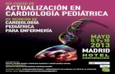 XIX Curso de ACTuALIZACIÓN eN CArdIoLogíA PedIáTrICA · de Madrid para daros la bienvenida a la nueva edición del Curso de Actualización en Cardiología Pediátrica. El programa
