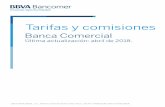 FMT Tarifario BCOM V74 - BBVA MéxicoBBVA BANCOMER, S.A., INSTITUCIÓN DE BANCA MÚLTIPLE, GRUPO FINANCIERO BBVA BANCOMER. $2,000 N/A $4,000(1) N/A $180 (1)N/A N/A $12 5 SIN COS TO