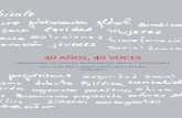 40 años, voceslibrary.fes.de/pdf-files/bueros/mexiko/07010.pdf · Presentación El fortalecimiento del desarrollo y de la democracia es el compromiso fundamental de la Fundación