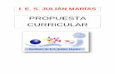 PROPUESTA CURRICULAR - jcyl.esiesjulianmarias.centros.educa.jcyl.es/.../Propuesta_curricular_2018.pdf · programaciones didÁcticas para la eso 14.- programaciones didÁcticas para