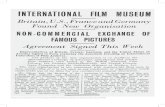 Article announcing the imminent formation of FIAF in the ... … · Article announcing the imminent formation of FIAF in the British trade journal Today’s Cinema, ... The Stormy