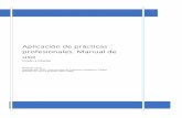 Aplicación de prácticas profesionales. Manual de usounedgrancanaria.es/docs/guias/manual-aplicacion-practicas.pdf · pueden enviar correos electrónicos a los diferentes centros