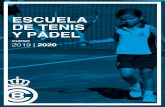 ESCUELA DE TENIS Y PÁDEL - RCTB-1899€¦ · Escuela de Tenis y Pádel tendrá preferencia en el uso de la zona del polideportivo. LUDOTECA Todos los alumnos inscritos en cualquiera