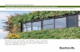 Sistema butech fv green GREEN.pdf · • Reduce las contaminación medio ambiental por absorción de CO 2 • Retiene partículas al reducir el polvo en suspensión. • Aporta humedad