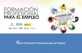 Guía Formación Profesional para el Empleo GUÍA FPE.pdf · formación y los programas formativos con compromisos de contratación. Además de otras iniciativas, tales como, los