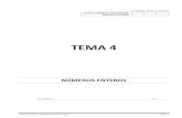 TEMA 4 · Ejercicios TEMA 4 – NÚMEROS ENTEROS (1º ESO) Página 6 21-C2 (10 pag.81)Calcula. (Agrupando los números con el mismo signo y después operando) • Ejemplo: 6 – 15
