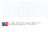 Comisión Defensora Ciudadana y Transparencia€¦ · Total de solicitudes por trimestre Cifras de Transparencia 4to trimestre 2015 Mes total Octubre 14.404 Noviembre 8.025 Diciembre