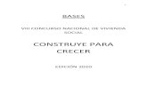CONSTRUYE PARA CRECER · - Decreto Supremo N° 022-2016 – VIVIENDA – “Aprueba el Reglamento de Acondicionamiento Territorial y Desarrollo Urbano Sostenible”. - Resolución