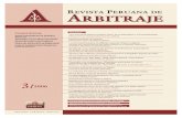 REVISTA PERUANA DE ARBITRAJE RPA 3 2006 · ÓLa Sala Constitucional y el arbitraje comercial. Hacia un régimen racional del control judicial del laudo arbitral en el derecho venezolano