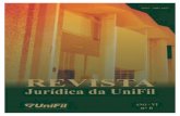 CENTRO UNIVERSITÁRIO FILADÉLFIA · REVISTA JURIDICA DA UNIFIL ANO VIII – NO. 8 – 2011 Órgão de divulgação científica do Curso de Direito da UNIFIL – Centro Universitário