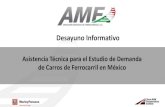 Desayuno Informativo - AMF.org.mx · Tarea10: Mediciones de impacto de desarrollo. Tarea11: Análisis de las proyecciones de exportaciones. Tarea12: Análisis ambiental. Tarea13: