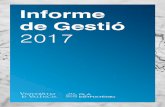Informe de Gestió - Universitat de València · 2018-06-25 · Curs 2016-2017 Curs 2017-2018 Graus5454 Graus dobles 6 6 Titulacions de grau pròpies 2 2 Màsters oficials 107 106