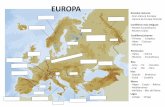 MAPA FISICO EUROPA...- Llanura de Europa Oriental Cordilleras más antiguas: - Montes Escandinavos - Montes Urales Cordilleras jóvenes: - Pirineos - Cárpatos - Alpes - Caúcaso -