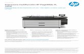 Impresora multifunción HP PageWide XL · Impresoras comparables que usan la tecnología LED, basado en impresoras LED capaces de imprimir de 4 a 6 páginas D/A1 por minuto, lo que