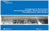 Programa formatiu Anestesiologia, Reanimació i Terapèutica del … · 2019-03-20 · Programa formatiu d’Anestesiologia, Reanimació... i Terapèutica del Dolor... 3 Unitat d’urgències: