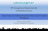 9º Congreso Nacional de Infraestructura · 2018-07-24 · Tendencias de urbanización e infraestructura . Consecuencias ... Nuevas demandas de movilidad y costos de transporte Grandes