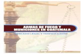 ARMAS DE FUEGO Y MUNICIONES EN GUATEMALA...2009/12/01  · El Acta de Contadora se refirió a la problemática del tráfico de armas, entendido éste en el contexto de los entonces