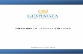 MEMORIA DE LABORES AÑO 2019 - Ministerio de Finanzas ...€¦ · Nuestra Guatemala 2032, Política General de Gobierno, Objetivos de Desarrollo Sostenible y Plan Estratégico ...