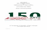 150 ANYS DEL FERROCARRIL DE TARRAGONA A MARTORELL · 2013-04-07 · 6 LA WEB - “”. Inclou diversos apartats: La història: amb el material del llibre dels 150 anys del ferrocarril