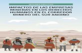 RESUMEN EJECUTIVO IMPACTOS DE LAS EMPRESAS …cooperaccion.org.pe/wp-content/uploads/2019/09/Reporte-de-impactos.pdfalto costo de hacer minería en el Perú en términos de afectación