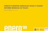 Ejercicio 2009 enero - fega.es...INFORME MENSUAL DE PAGOS Ejercicio 2009 (16/10/08 a 15/10/09) enero ‘09 Calendario de publicación Este informe se publicará en la segunda quincena