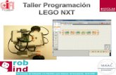 VI Jornadas de Iniciación a la Robótica para Alumnos de ... · Programación LEGO® NXT Haremos el programa en el PC y lo grabaremos en el NXT a través de la conexión USB. VI
