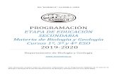 PROGRAMACIÓN - IES RAMIRO IIiesramiroii.centros.educa.jcyl.es/sitio/upload/Biologia... · 2019-12-05 · IES “RAMIRO II”, LA ROBLA, LEÓN PROGRAMACIÓN ETAPA DE EDUCACIÓN SECUNDARIA