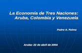 La Economía de Tres Naciones: Aruba, Colombia y Venezuela€¦ · Tipos de Cambio Dispares Tradicionalmente, Venezuela y Colombia han tenido tipos cambio fluctuantes, mientras que