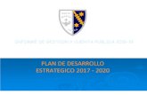 PLAN DE DESARROLLO ESTRATEGICO 2017 - 2020 · PEI PME METODOLOGIAS MARKETING (Identidad) PERSONAL INFRAESTRUCTURA TIC`S. 1. ÁREA CURRICULAR * MARCO FILOSÓFICO DOCTRINAL ENFOCADO
