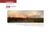INFORME INCENDIOS FORESTALES 2009istas.net/descargas/INFORME INCENDIOS FORESTALES julio...Incendios forestales y superficie forestal afectada en los años 2008, 2009, y media del decenio