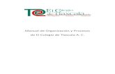 Manual de Organización y Procesos de El Colegio de ...coltlax.edu.mx/sintegral/comun/pdf/normatividad/ManualProcedimin… · 2) Identificar y definir los retos relevantes para el
