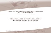 PODER JUDICIAL DEL ESTADO DE GUANAJUATO ......PODER JUDICIAL DEL ESTADO DE GUANAJUATO. DIRECCION GENERAL DE ADMINISTRACION. II VISIÓN: “Ser una Dirección consolidada en sus procesos